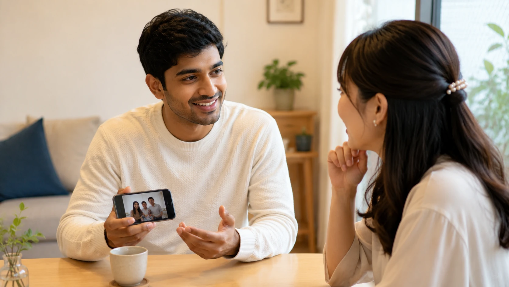 জাপানে পরিবারের বিষয়ে স্বাভাবিকভাবে কথা বলার একটি দৈনন্দিন দৃশ্য